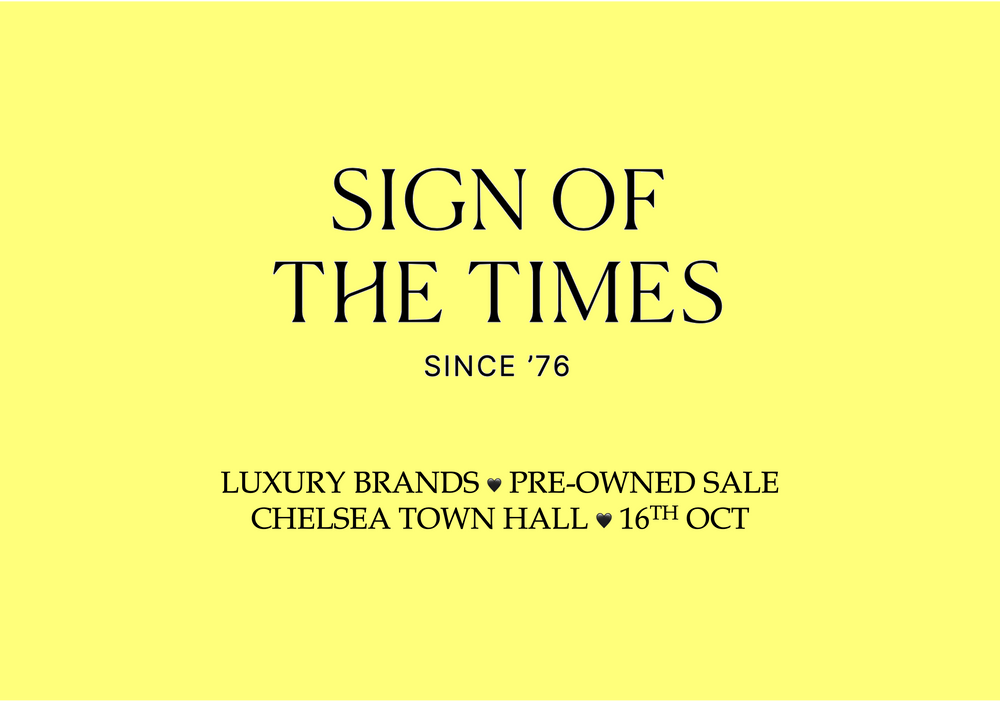 Luxury Goods Sale - Chelsea Town Hall - 16th October