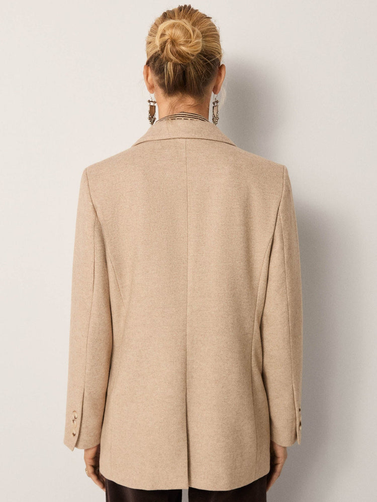 Anna Blazer In Beige