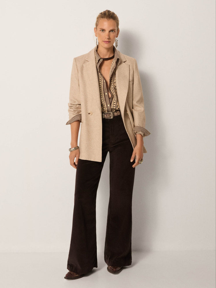 Anna Blazer In Beige