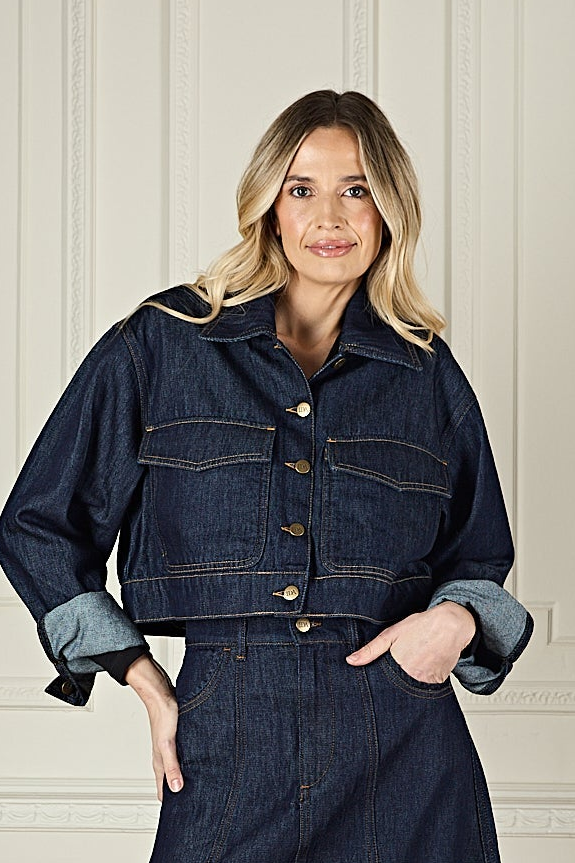 Dudette The Reimagined Cropped Jacket in Brand Spanking New