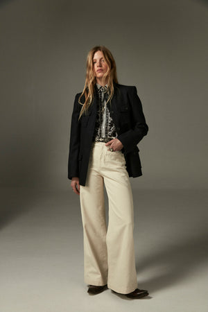 Amanda Blouse In Azzurro