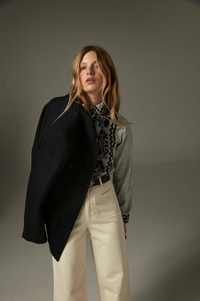 Amanda Blouse In Azzurro