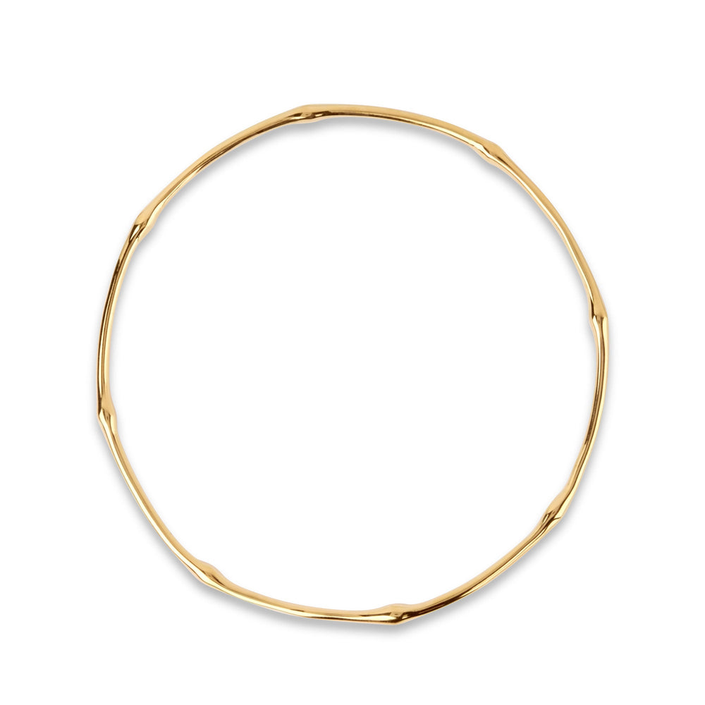 Gold Vermeil Bamboo Bangle
