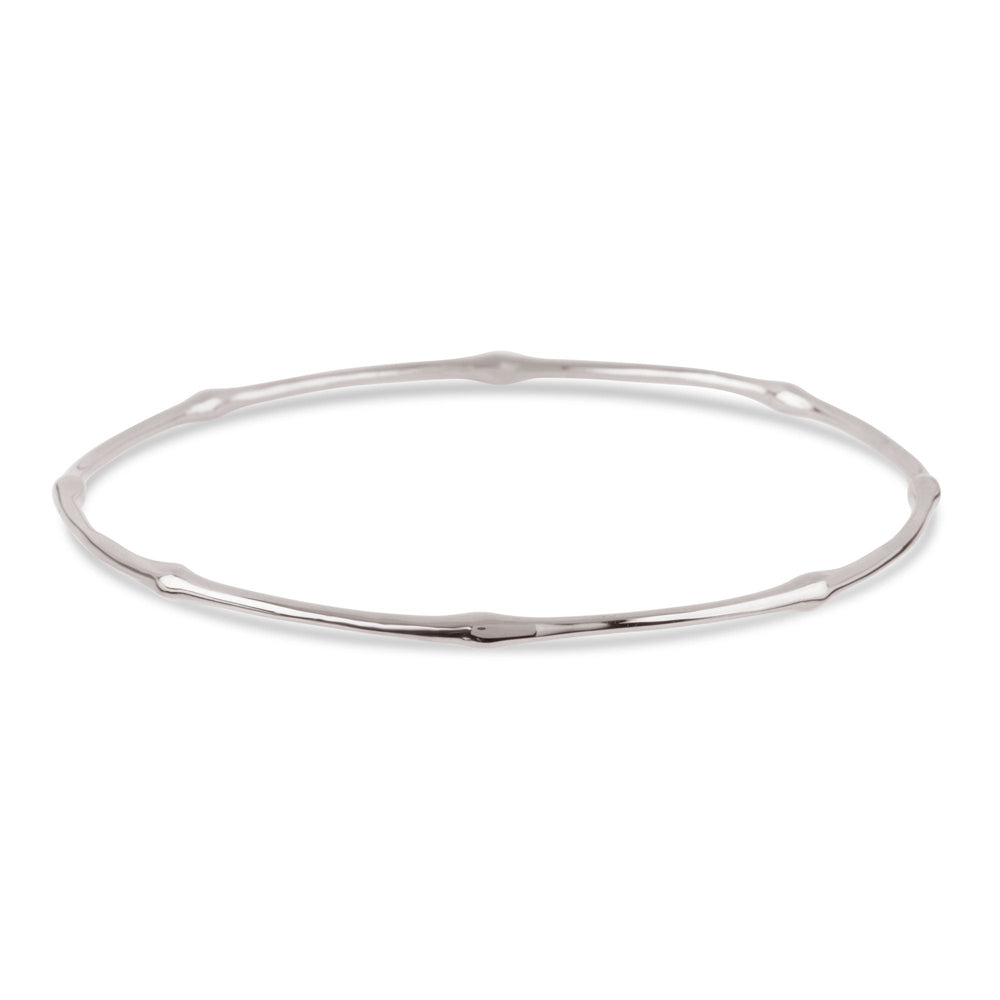 Silver Bamboo Bangle