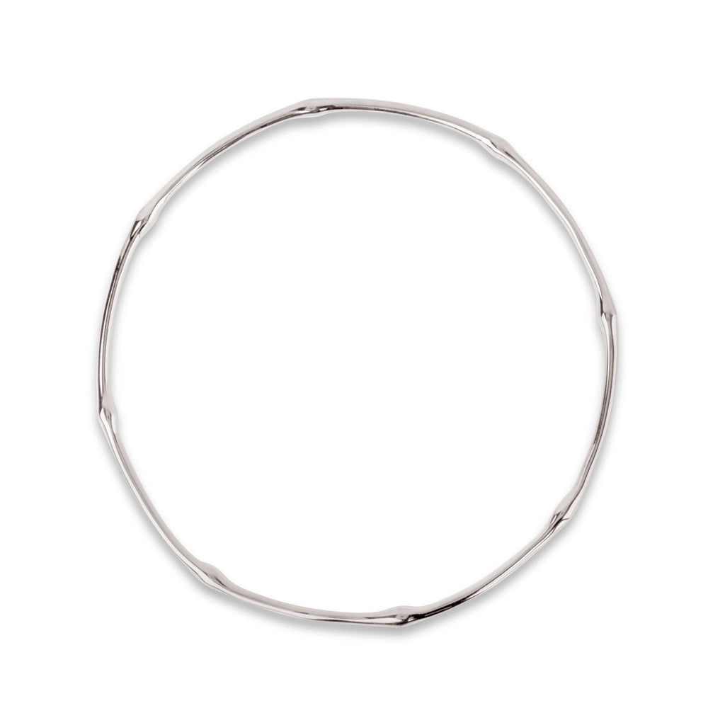 Silver Bamboo Bangle