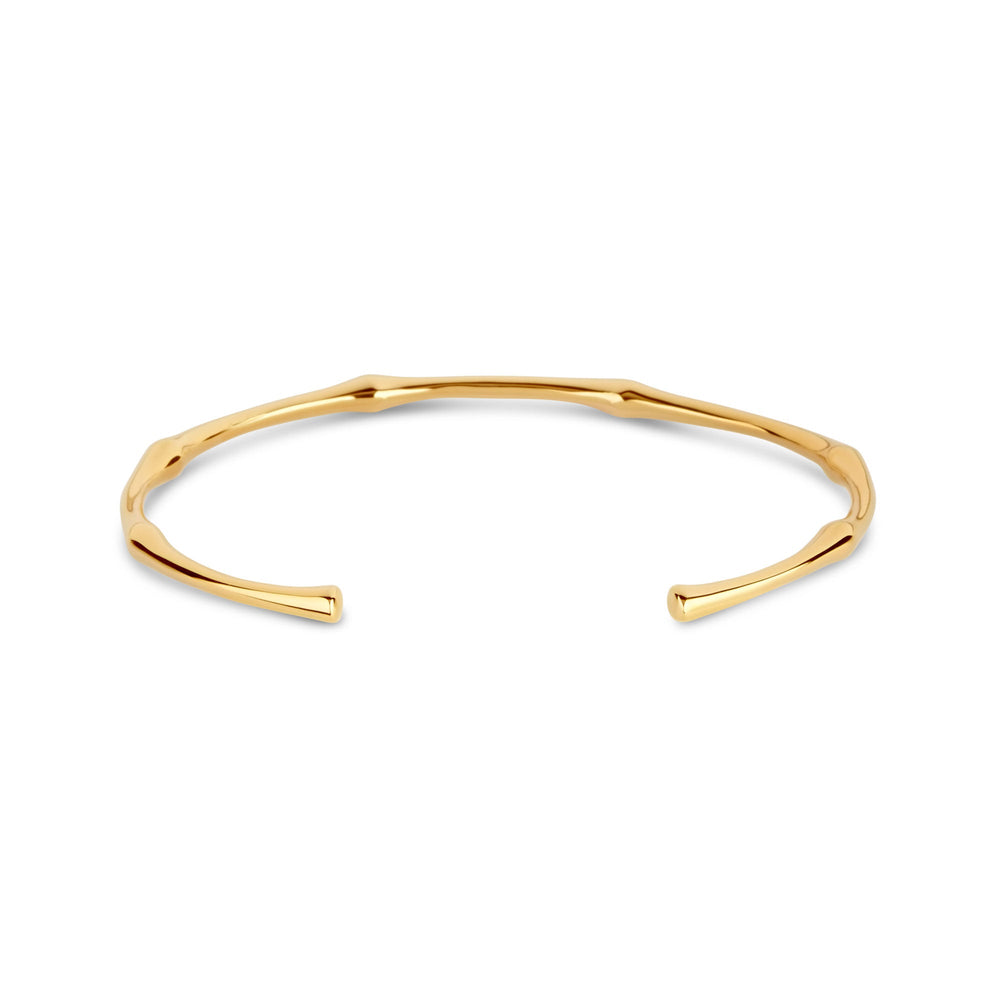 Gold Vermeil Bamboo Cuff