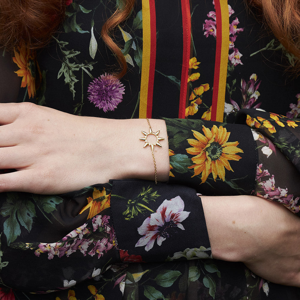 Gold Vermeil Sunbeam Marie Wristlet