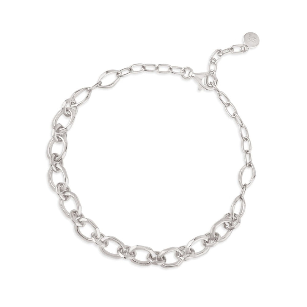 Silver Thalassa Oval Link Bracelet