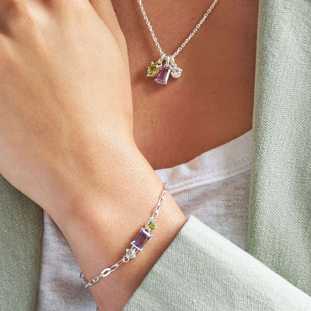 Silver Suffragette Trilogy Bracelet