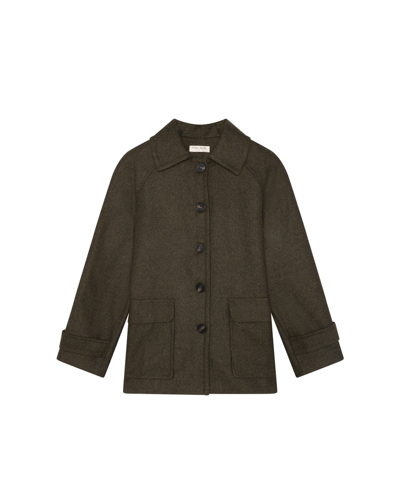 Henri Jacket In Moss Green