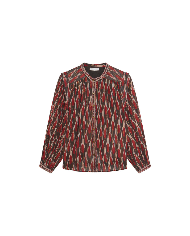 Etta Blouse In Volcano