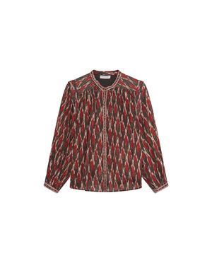 Etta Blouse In Volcano