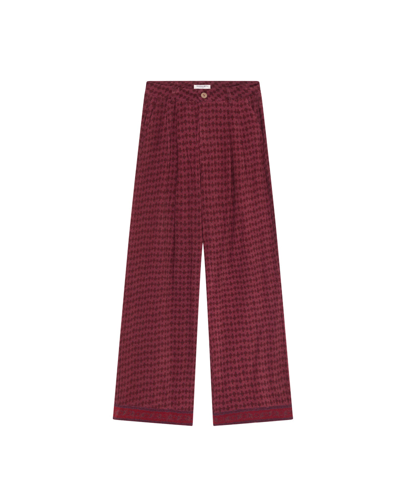 Paco Trousers In Bordeaux