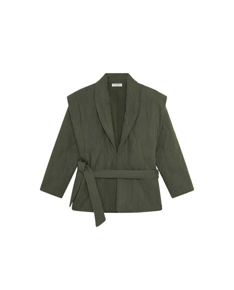 Lucille Jacket In Olive Bloom