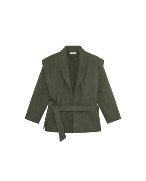 Lucille Jacket In Olive Bloom