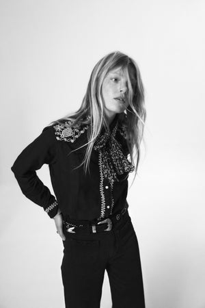 Charro Blouse In Noir