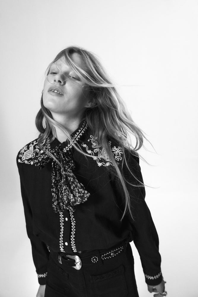 Charro Blouse In Noir