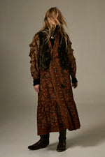 Claudine Dress In Autumn Leaves