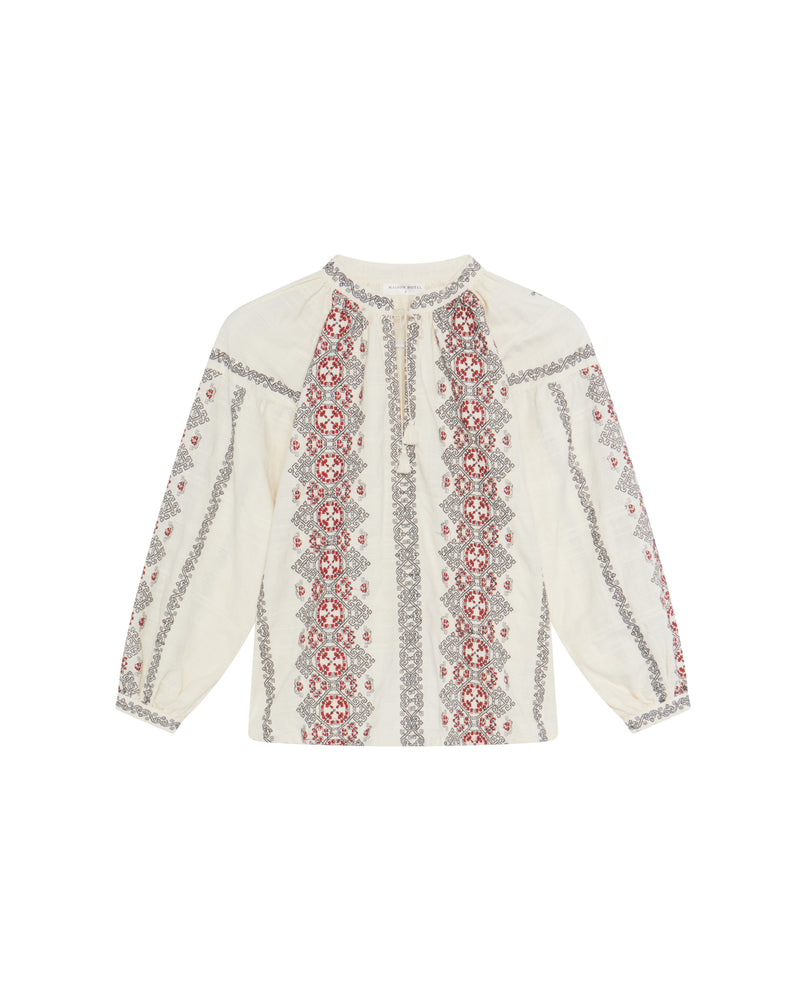 Virginia Blouse In Ecru