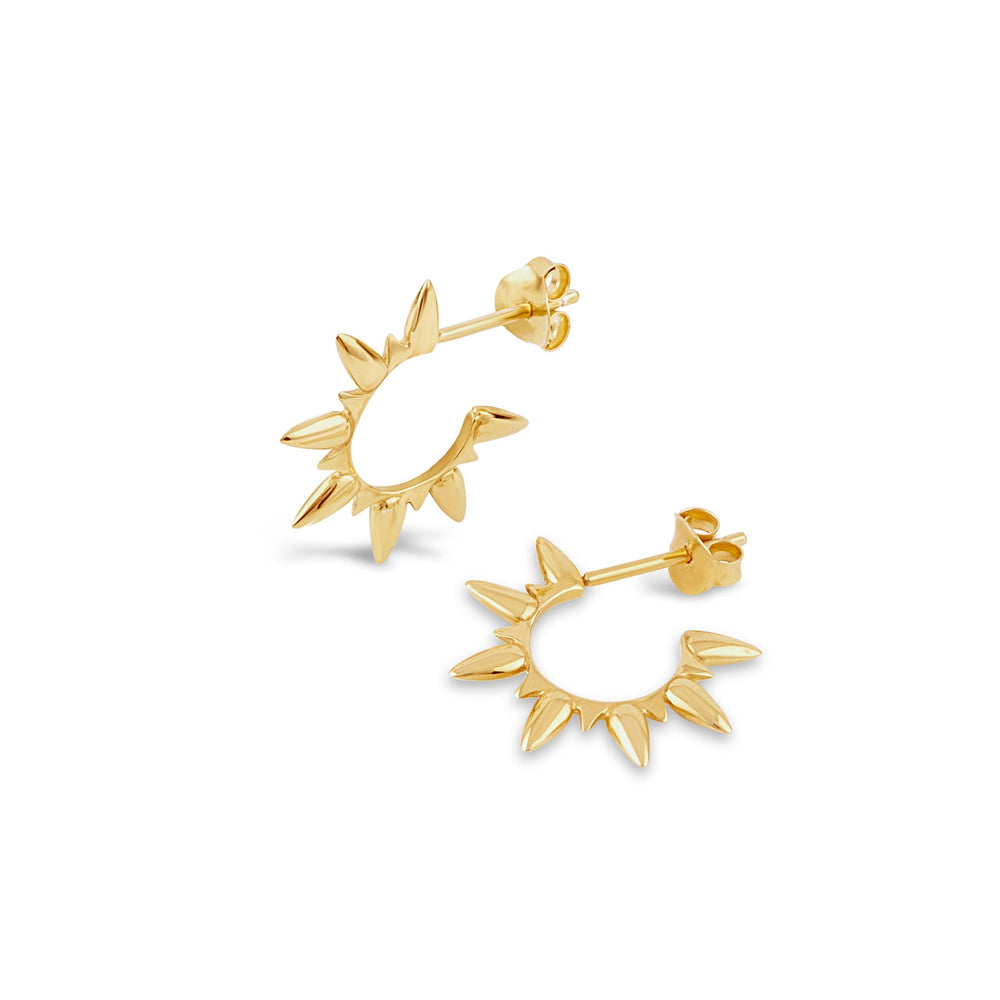 Gold Vermeil Sunbeam Ada Hoops