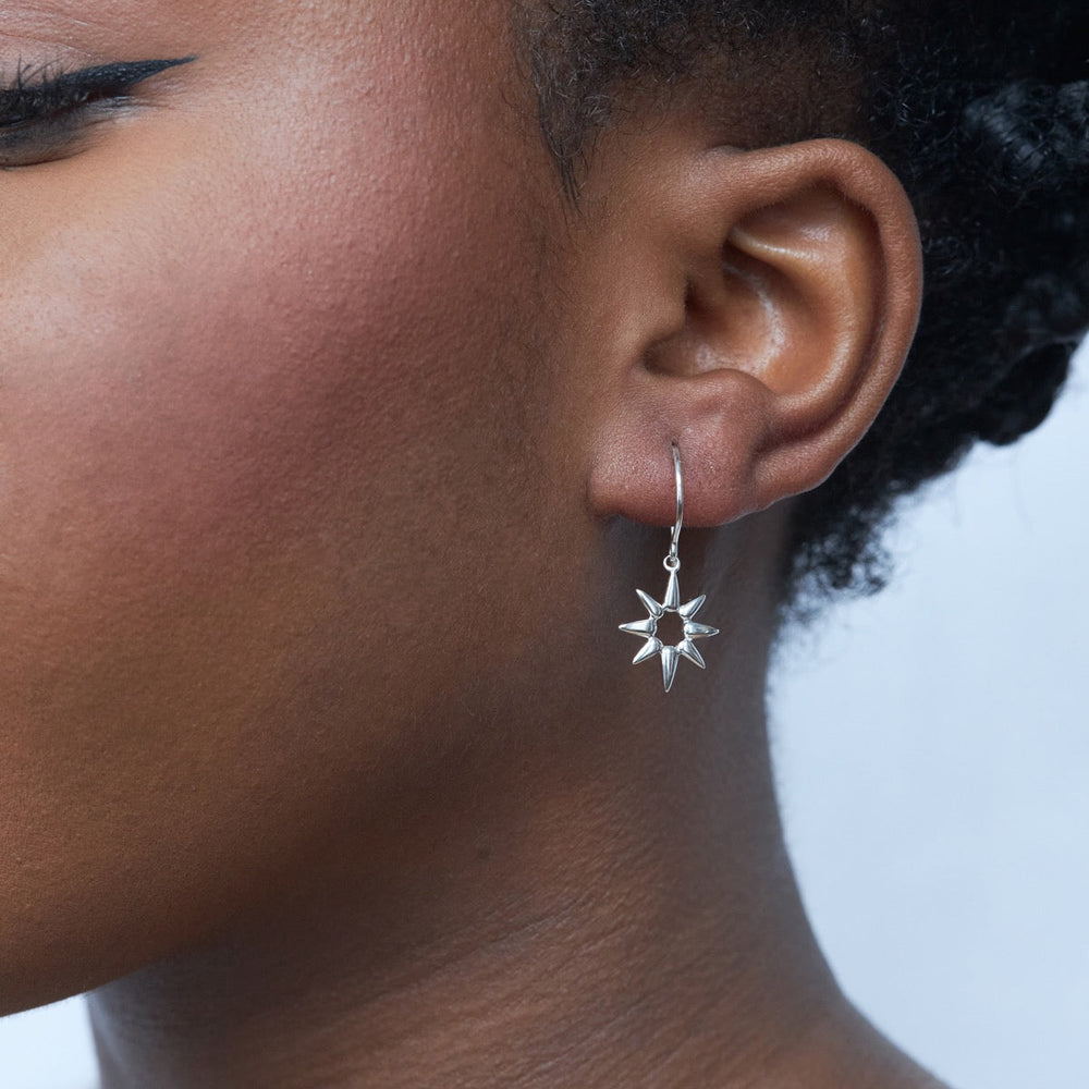 Silver Sunbeam Emma Mini Drop Earrings