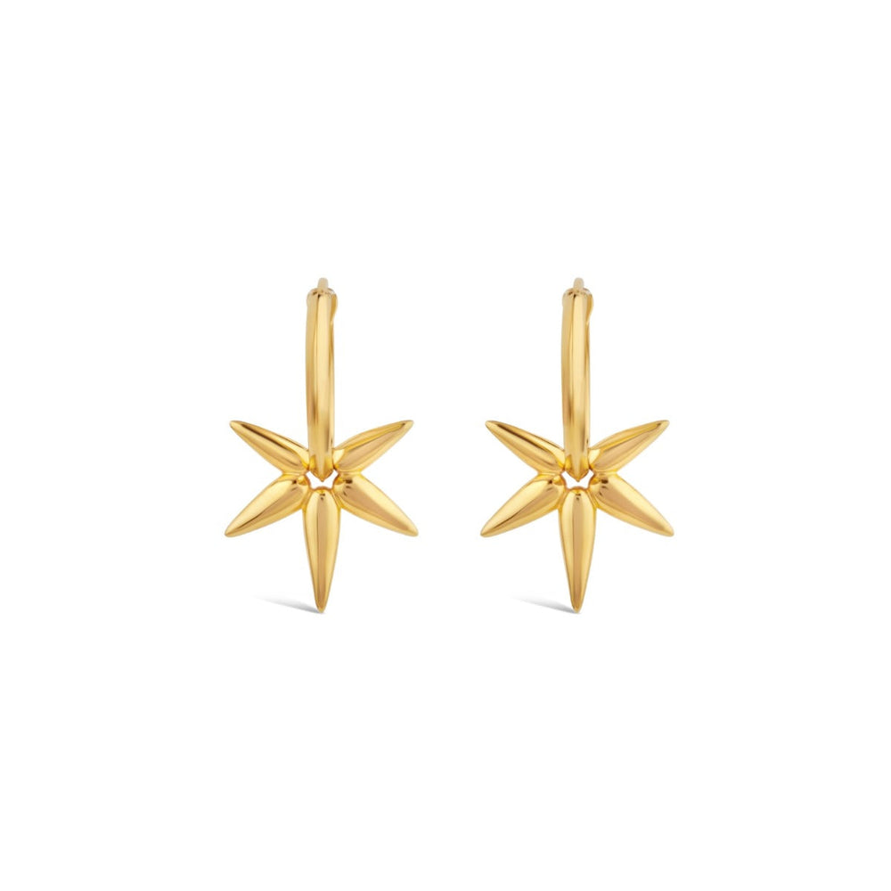 Gold Vermeil Sunbeam Charm Drops