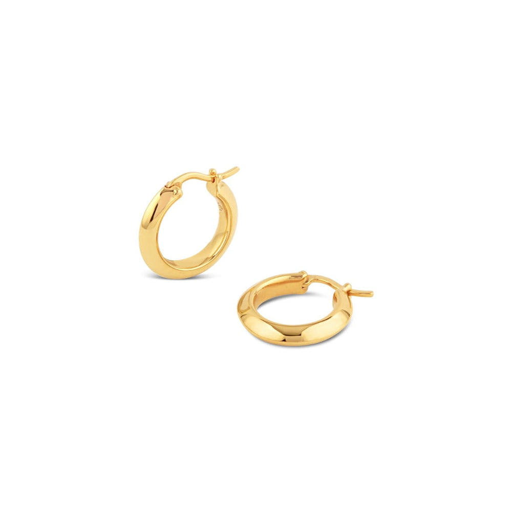 Gold Vermeil Signature Chunky Hoops