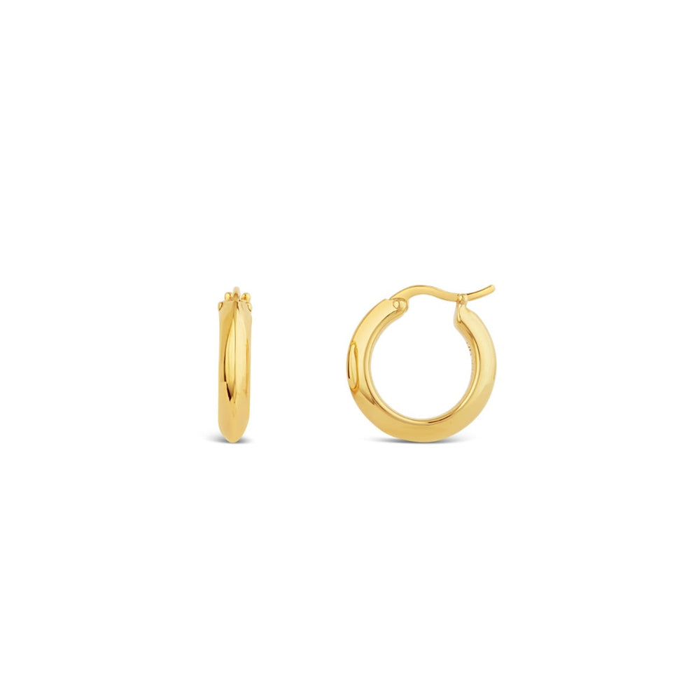 Gold Vermeil Signature Chunky Hoops