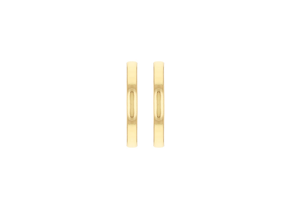 Gold Vermeil Hinged Small Hoop Earrings