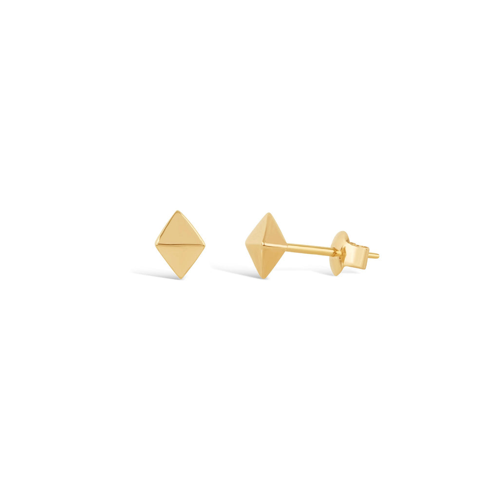 14ct Almaz Studs - White or Yellow Gold