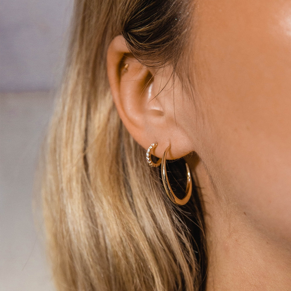 9ct Recycled Gold EOS Hoops