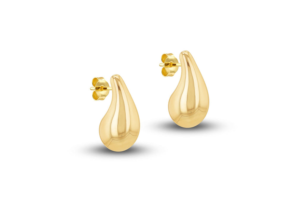 9ct Small Teardrop Studs