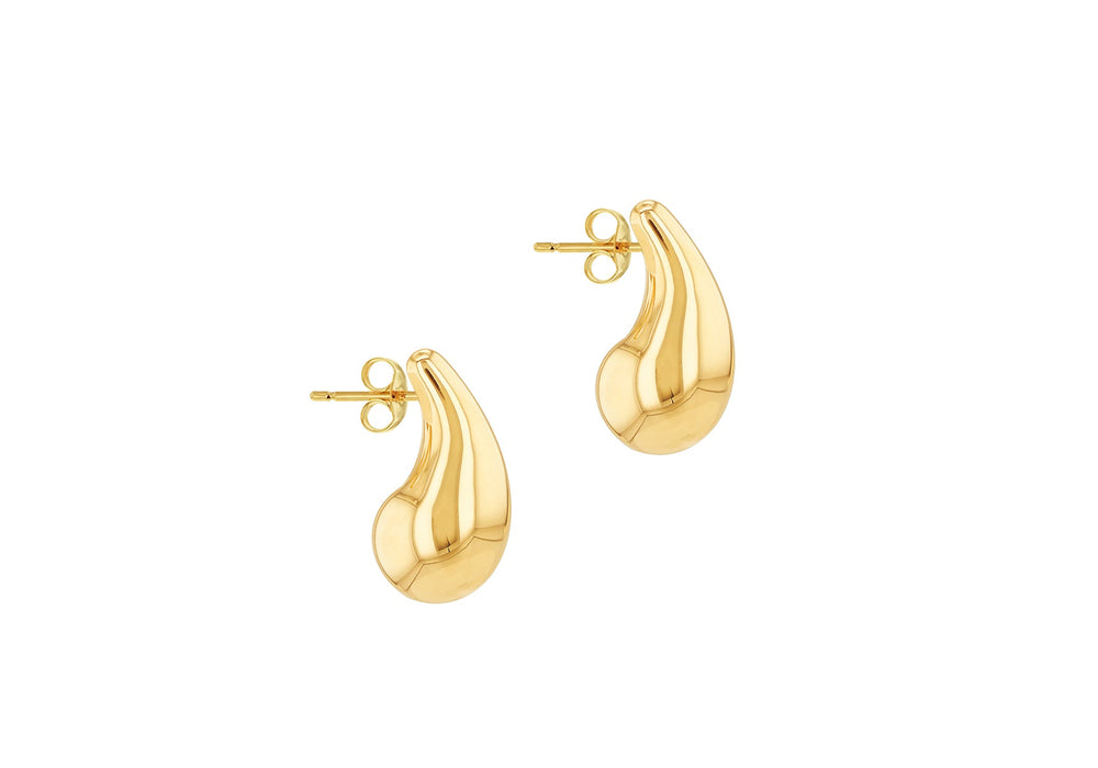 9ct Small Teardrop Studs