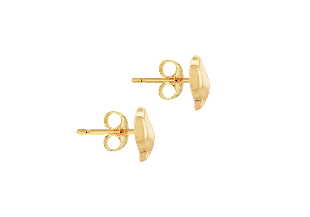 9ct Mini S Shape Studs