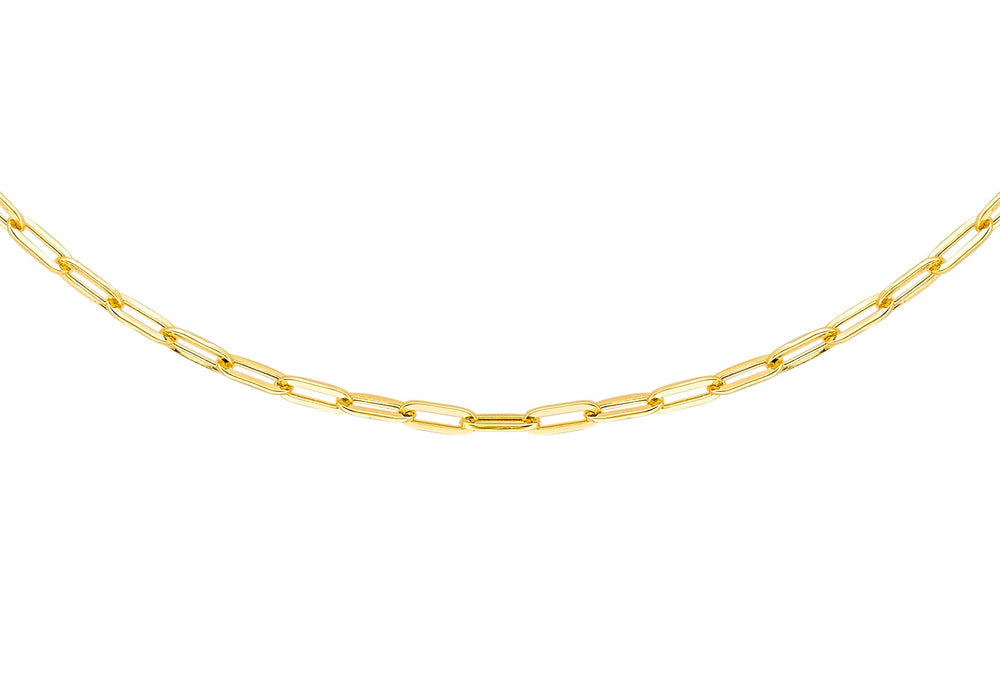 9ct Paper Chain Necklace