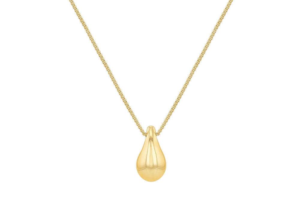 9ct Small Teardrop Pendant Necklace