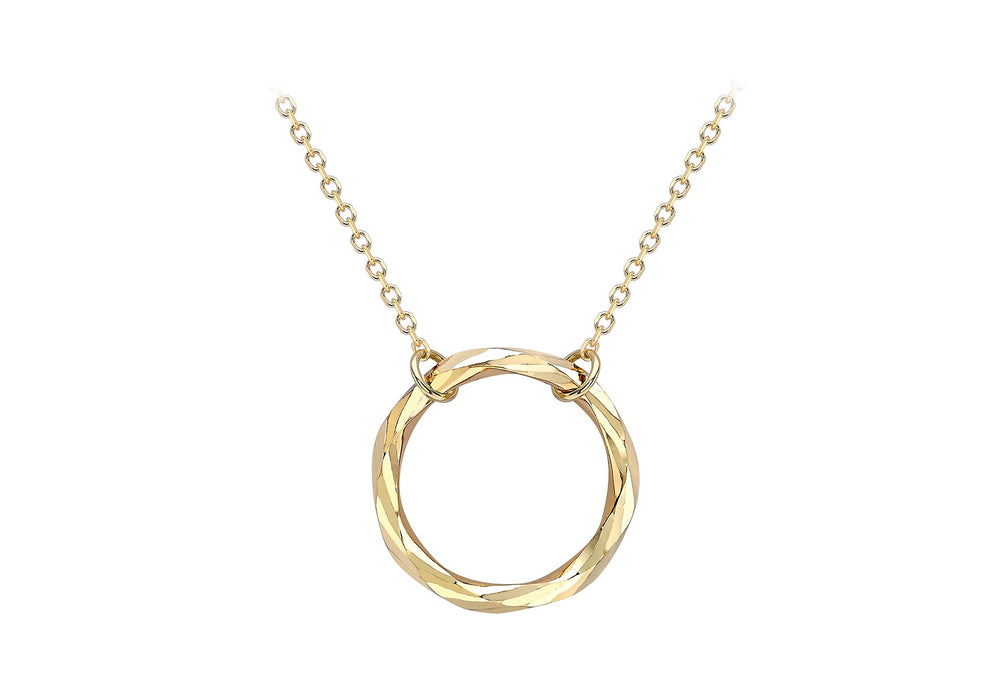 9ct Facet Ring Pendant