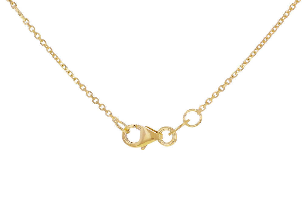 9ct Oval Twist Pendant