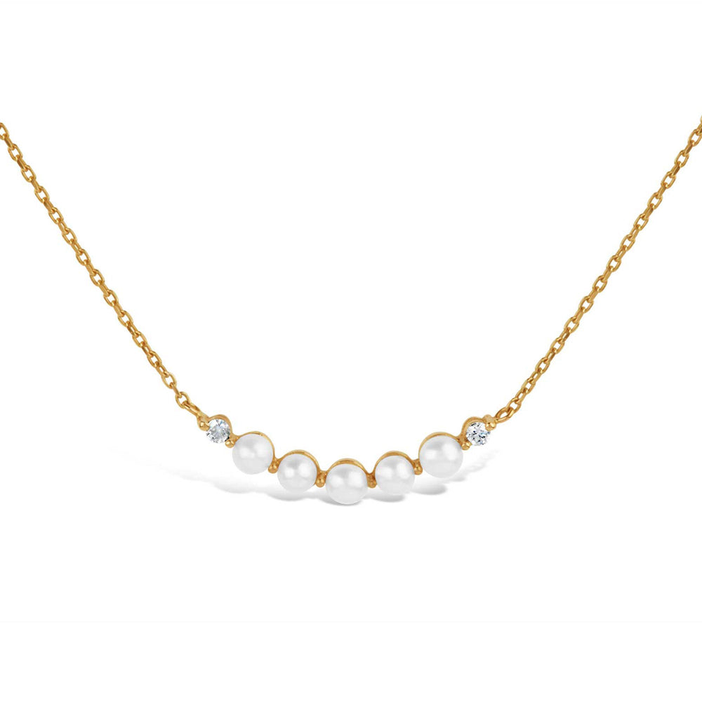 14ct Shuga Pearl Mini Bar Pendant