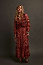 Harper Dress In Ruby