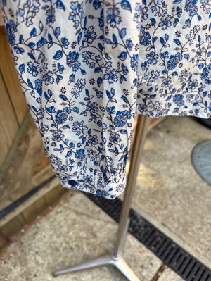 Maia Top in Blue Floral