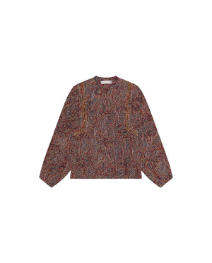 Marilyn Blouse In Burnt Russet
