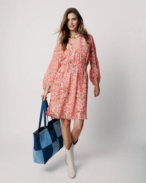 June Dress in Cayenne Print