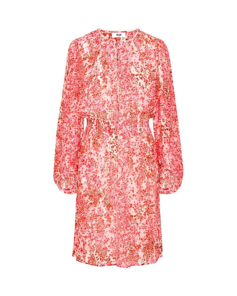 June Dress in Cayenne Print