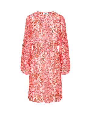 June Dress in Cayenne Print