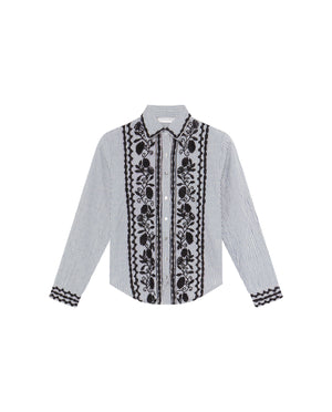 Amanda Blouse In Azzurro
