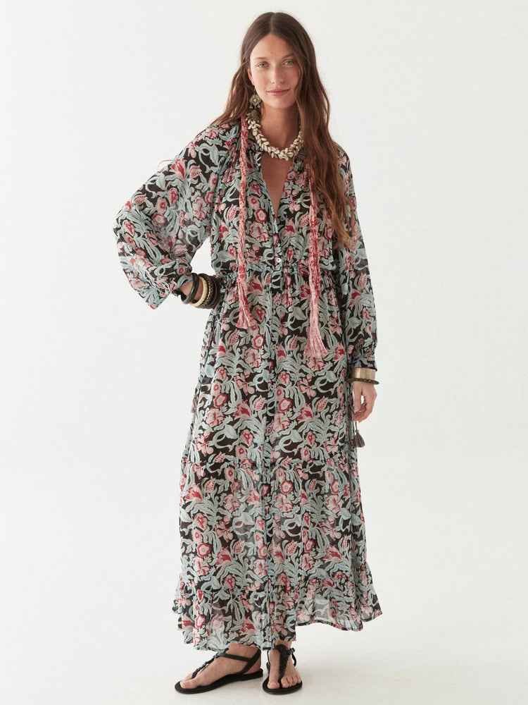 Valentina Dress in Rosa Rosae