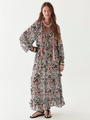Valentina Dress in Rosa Rosae