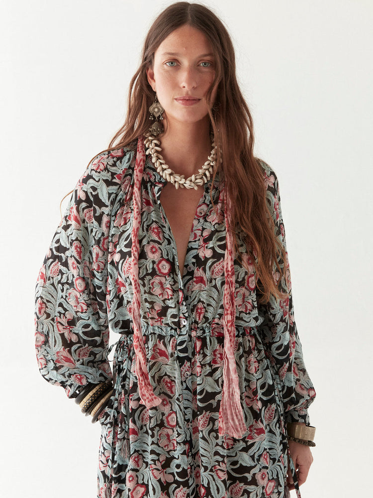 Valentina Dress in Rosa Rosae