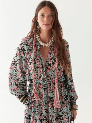 Valentina Dress in Rosa Rosae